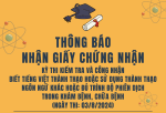 Thông báo nhận Giấy chứng nhận kỳ thi kiểm tra và công nhận biết tiếng Việt thành thạo hoặc sử dụng thành thạo ngôn ngữ khác hoặc đủ trình độ phiên dịch trong khám bệnh, chữa bệnh (ngày thi: 03/8/2024)